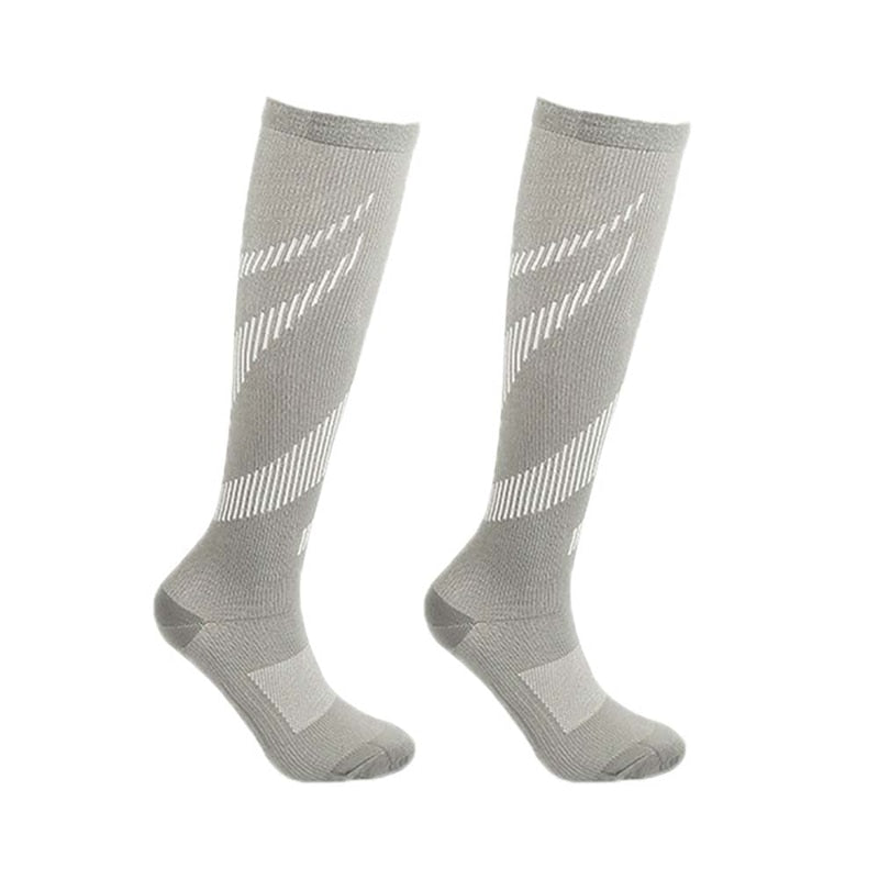 Compression Stocking Anti-slip Best for Basketball Football Outdoor Running  Socks Women Men Travel Compression Socks - Korvel