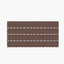 2FT terrace tiles, DIY module interlocking terrace tiles, quick installation of courtyard tiles, 24 pieces in red brown color - Korvel