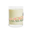 Floral Cat Glass Candle – Cozy Cat Lover Decor
