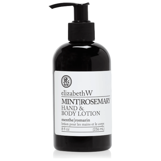 Loción para manos y cuerpo Elizabeth W RoseMary - 8 oz