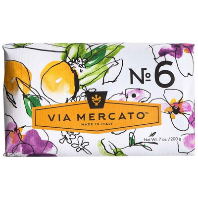 Savon Via Mercato Nro. 6 - Figue, Fleur d'Orange & Bois de Cèdre 7oz