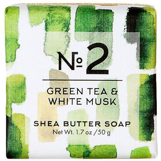 Savon au Beurre de Karité Via Mercato Nº. 2 - Thé Vert & Musc Blanc