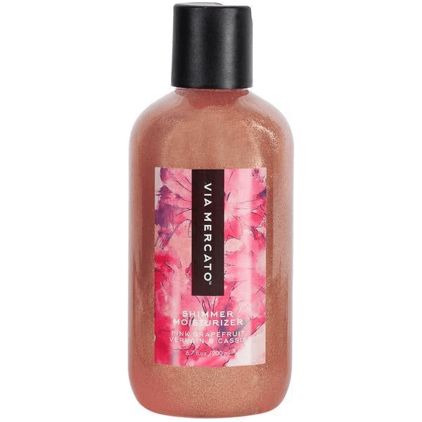 Via Mercato Shimmer Moisturizer - Pamplemousse Rose, Verveine & Cassis 6.7oz