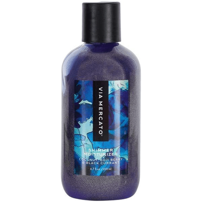 Hidratante Brillante Via Mercato - Coco, Baya de Goji y Grosella Negra 6.7oz