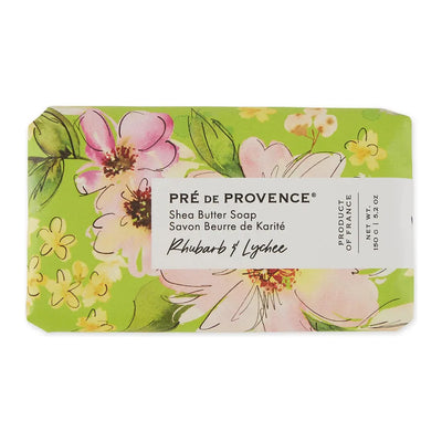 Savon au Beurre de Karité Rhubarbe & Litchi 150g