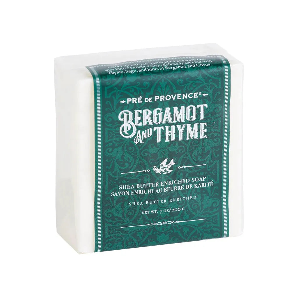 Pre De Provence Bergamot and Thyme Men's Cube Bar Soap 200g