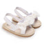 Baby Shoes Summer New 0-1 Year Old Rubber Sole Bow Sandals Toddler Shoes Baby Shoes - Korvel