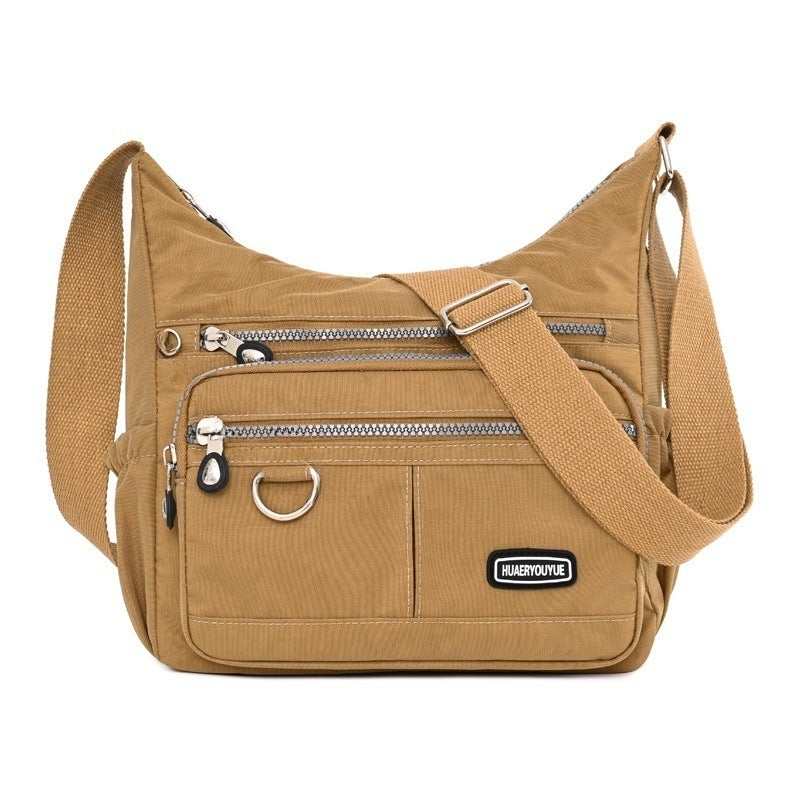 Bolso de hombro resistente al agua de nylon para mujer