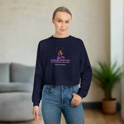 Chic & Cozy Women's Cropped Fleece Sweatshirt - Korvel