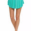 Zenana Ruffle Hem Tennis Skirt with Hidden Pockets