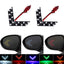 2pcs Arrow Panel 14 SMD LED Car Side Mirror Indicator Lights