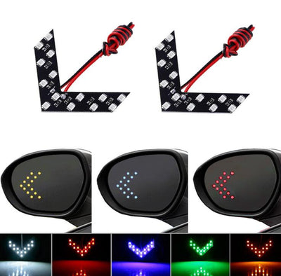Lumières indicatrices de miroir latéral de voiture à LED 14 SMD - 2 pièces