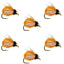 Bead Head LaFontaine Amber Deep Sparkle Caddis Pupa - Size 16 (6 Flies)