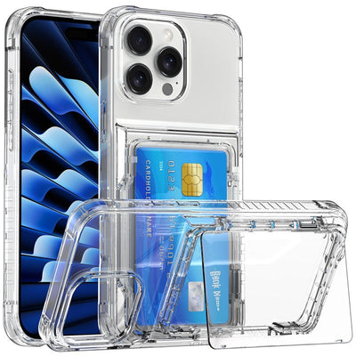 Coque iPhone 16 transparente premium avec emplacement pour carte