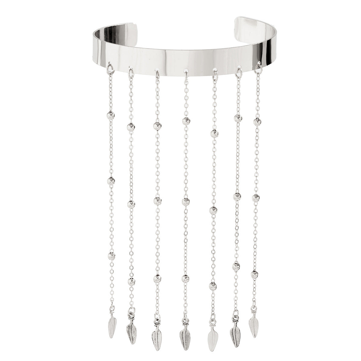 Western style beaded tassel arm chain jewelry Bohemian love arm bracelet for women - Korvel