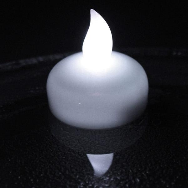 6/12PCS Luces de Velas Flotantes LED - Sin Llama y a Prueba de Agua