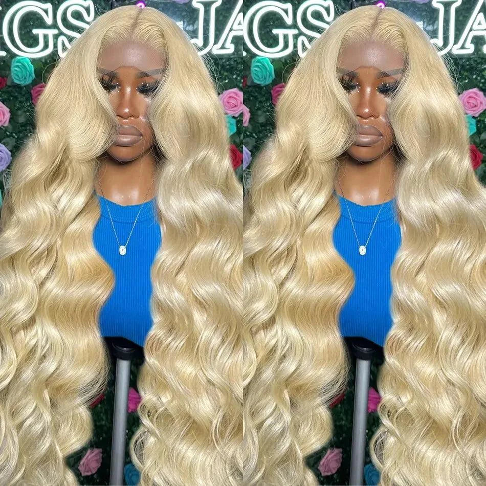 613 HD Lace Frontal Wig - Premium Blonde Body Wave