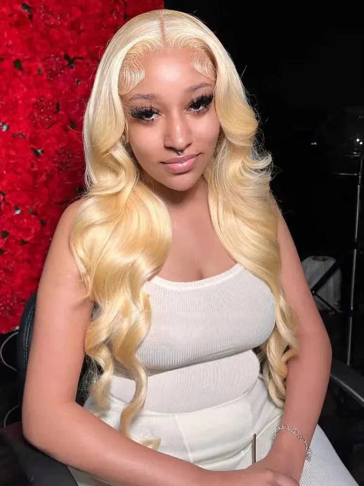 613 HD Lace Frontal Wig - Premium Blonde Body Wave
