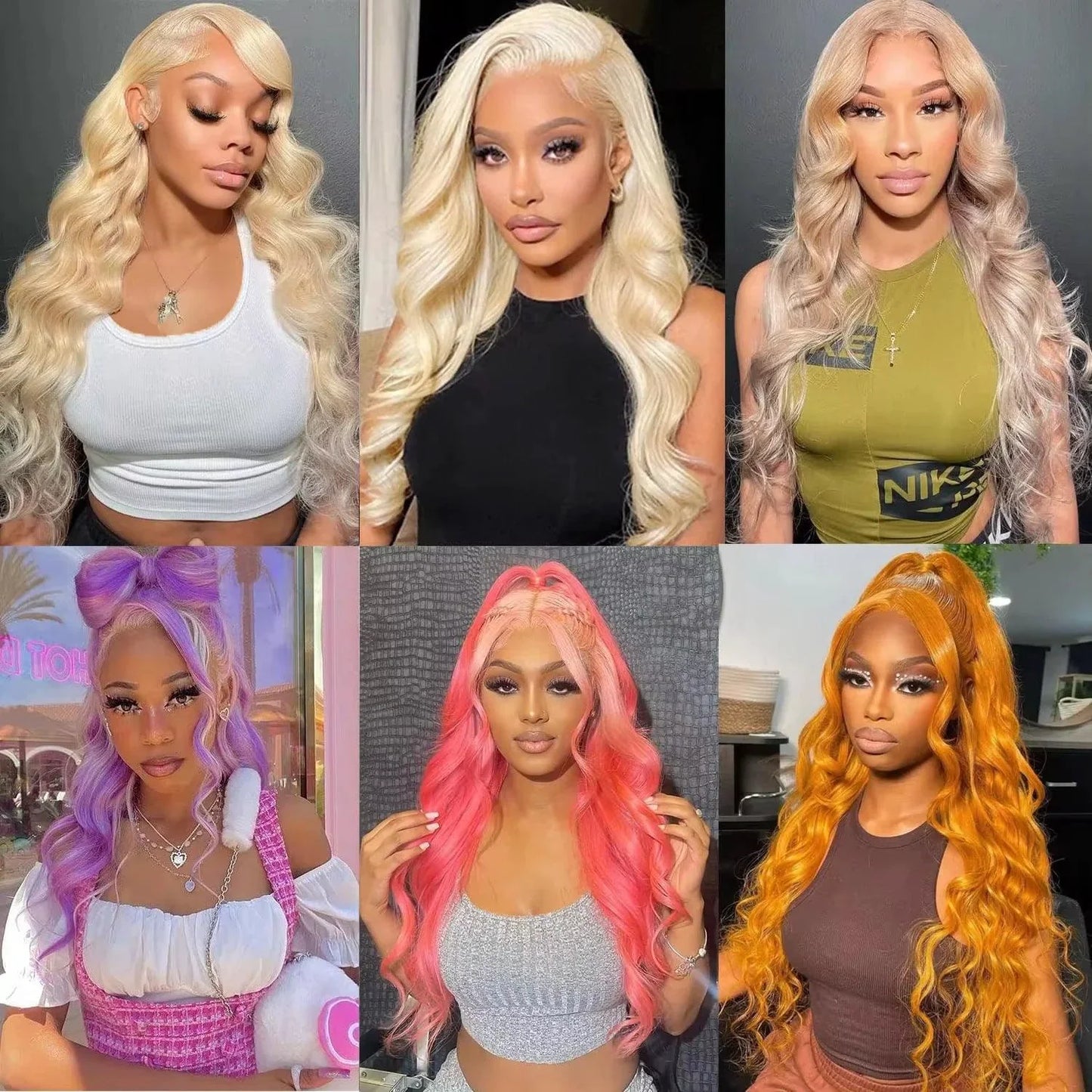 613 HD Lace Frontal Wig - Premium Blonde Body Wave