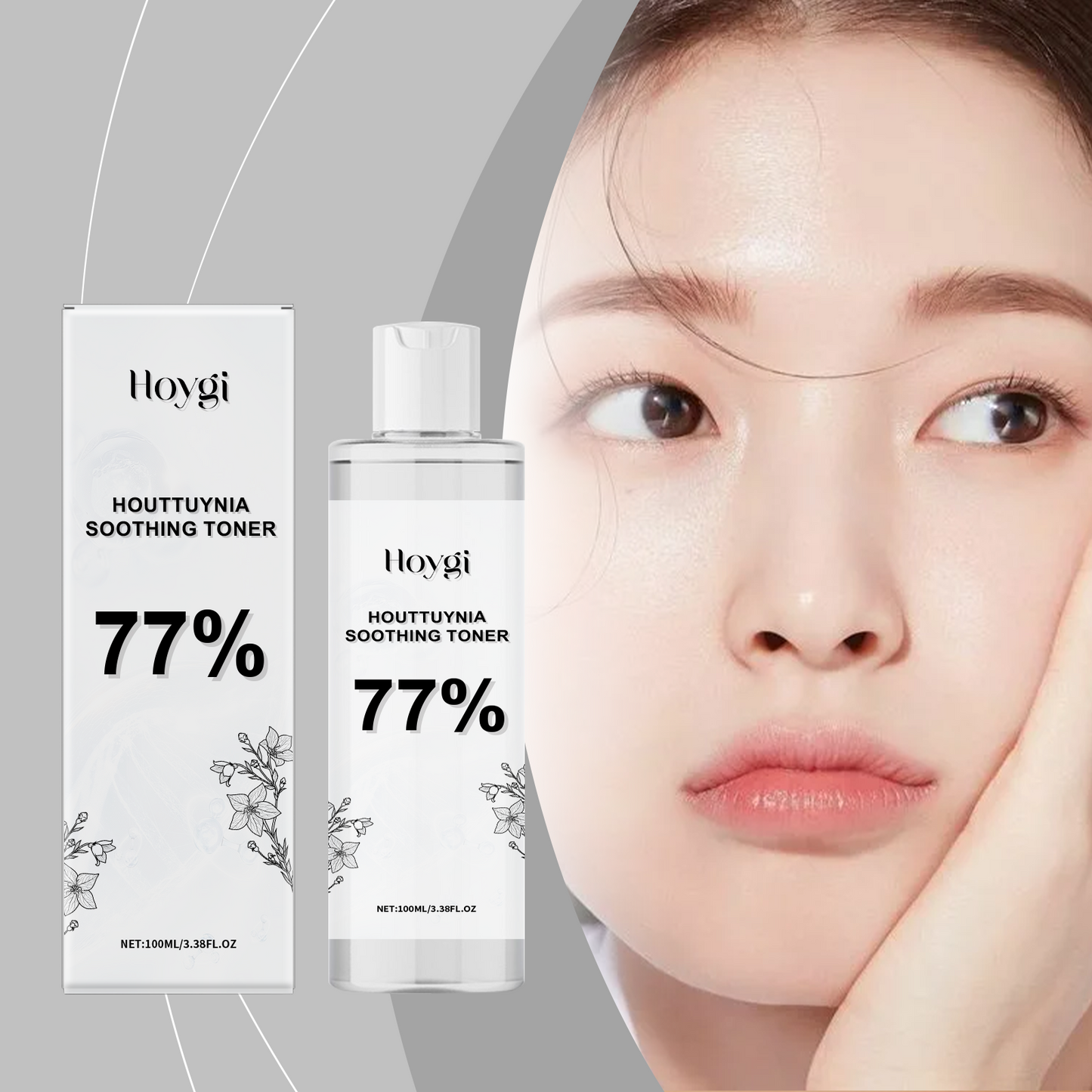 Htuynia Toner Deeply Hydrating, Firming, Smoothing And Brightening Skin Facial Care Essence Water - Korvel