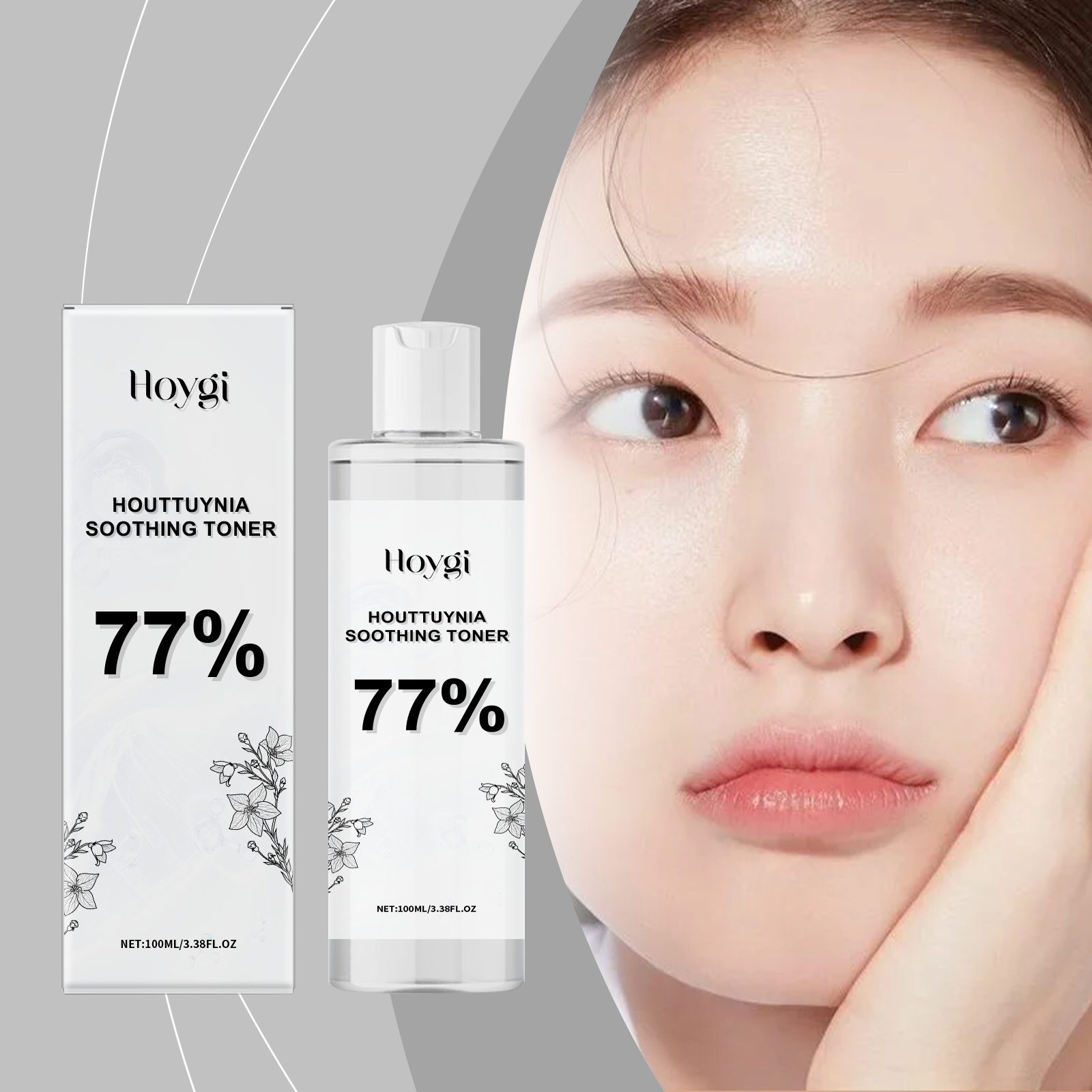 Htuynia Toner Deeply Hydrating, Firming, Smoothing And Brightening Skin Facial Care Essence Water - Korvel