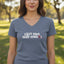 Soft Paws, Sharp Opinions T-shirt V-Neck Femme
