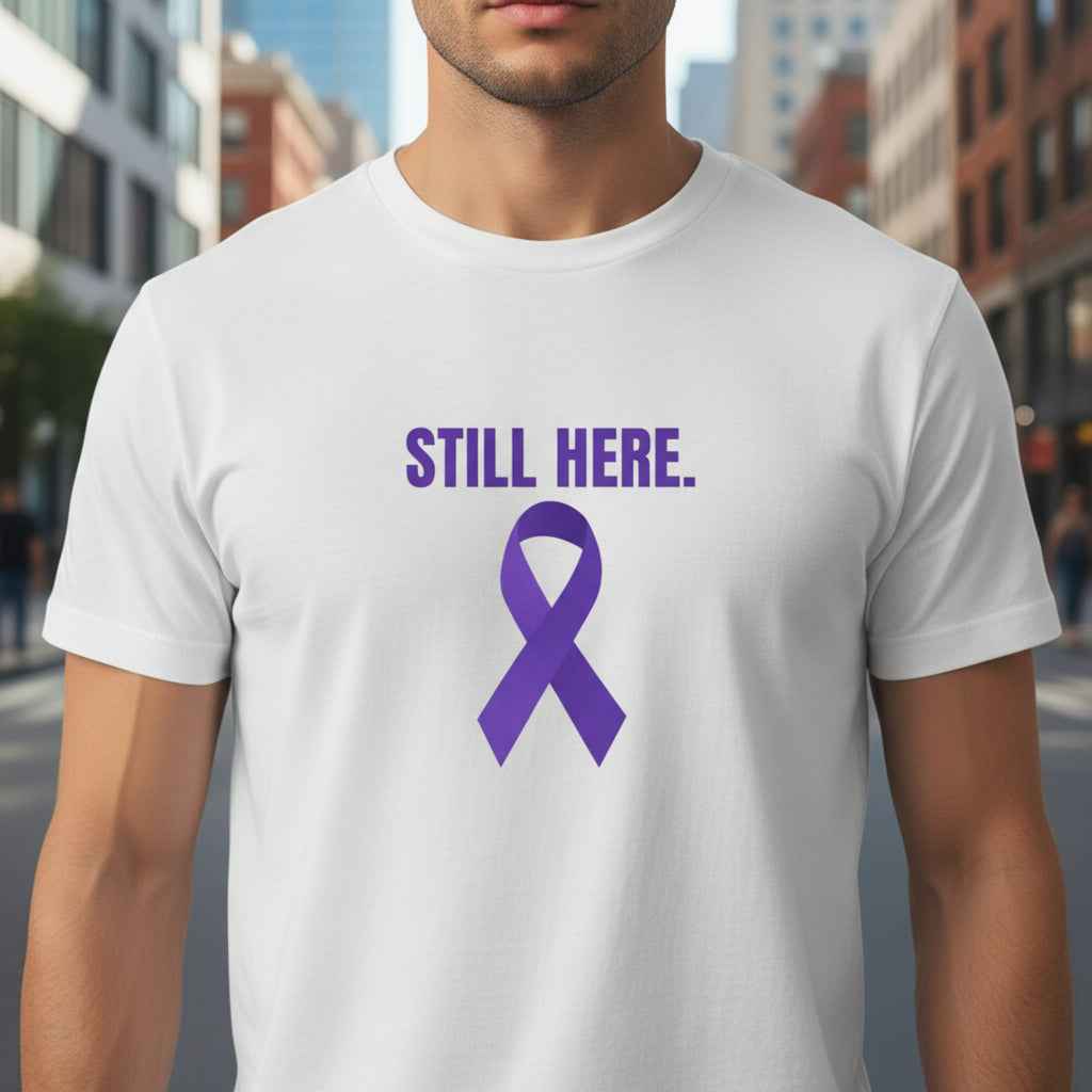 Still Here. T-shirt de sensibilisation à l'épilepsie