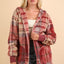 Trendy Hooded Plaid Jacket - Cozy & Colorful Outerwear for Chilly Days - Korvel