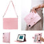 Suitable for iPad Pro 2020 Pen Slot Shoulder Strap Tablet Leather Case Air5 Handle Strap Handheld Flip Stand Protective Case - Korvel