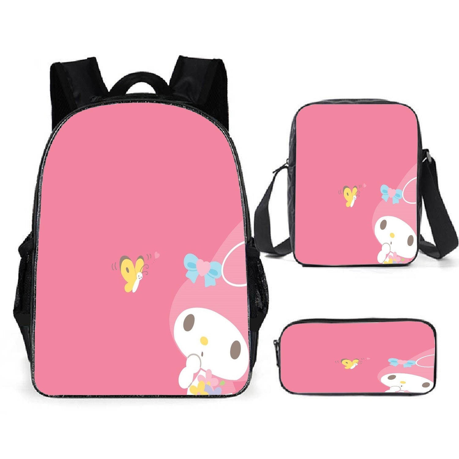 New Cartoon School Bag Printing Custom Bookbag High Quality Backpack Pencil Cases Kids Bags For Girls - Korvel