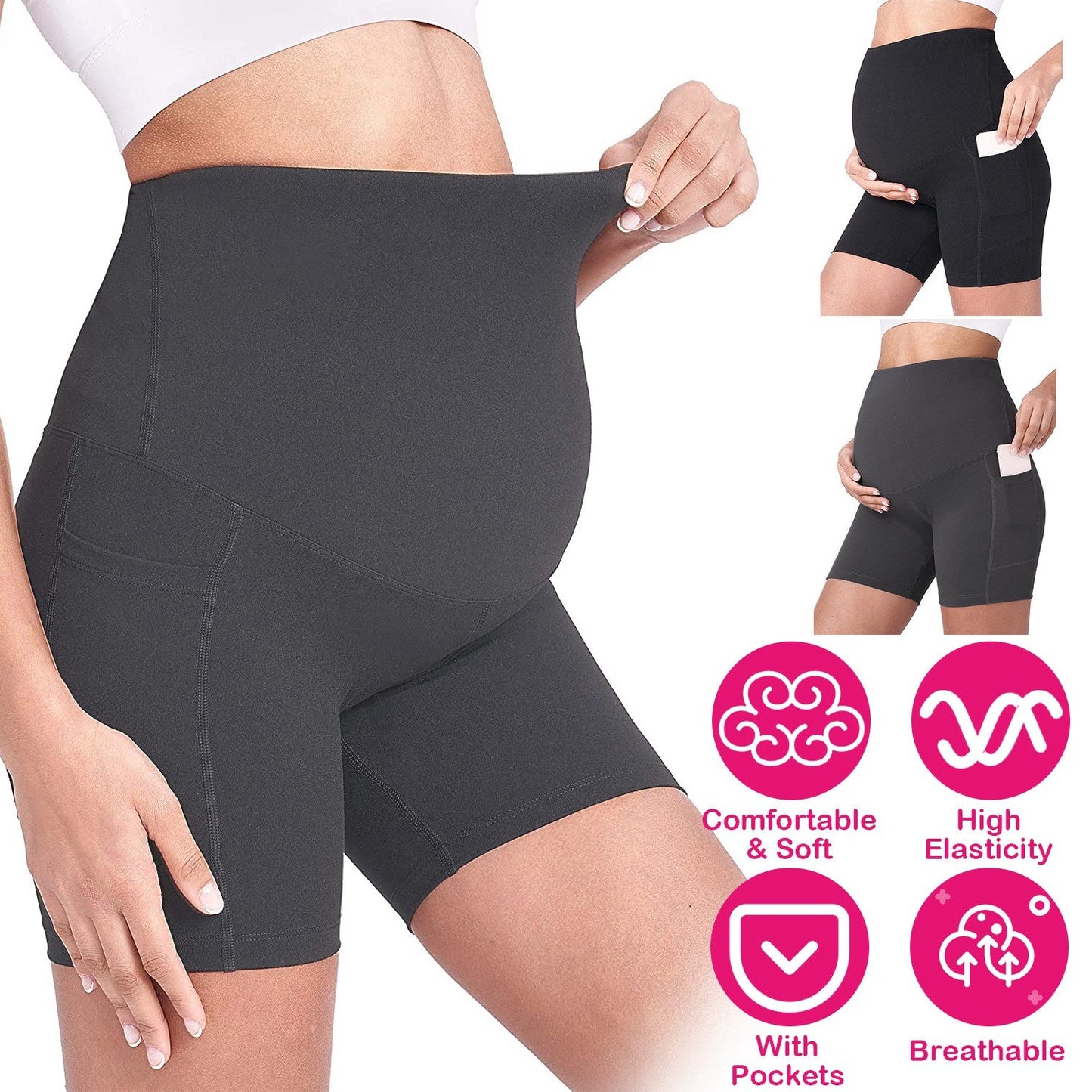 GBruno Women's Maternity Active Shorts - Korvel