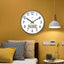 Horloge murale électronique avec calendrier 2025 - Design moderne