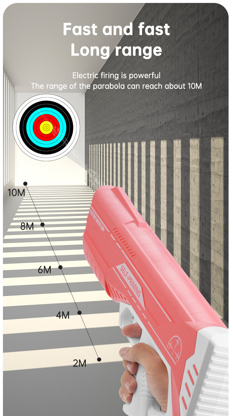 Electric Induction Water Gun Summer Outdoor Toys Automatic Pumping Gun Beach Swimming Pool Water Fight Children's Toy Gifts - Korvel