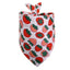 Bandana pour chien en coton premium style fruit