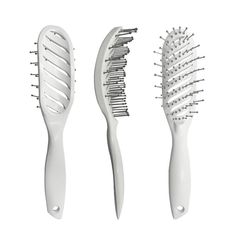 1piece Hair Brush Hair Scalp Massage Comb Handle Tangle Detangling Comb Hairdressing Styling Tools - Korvel