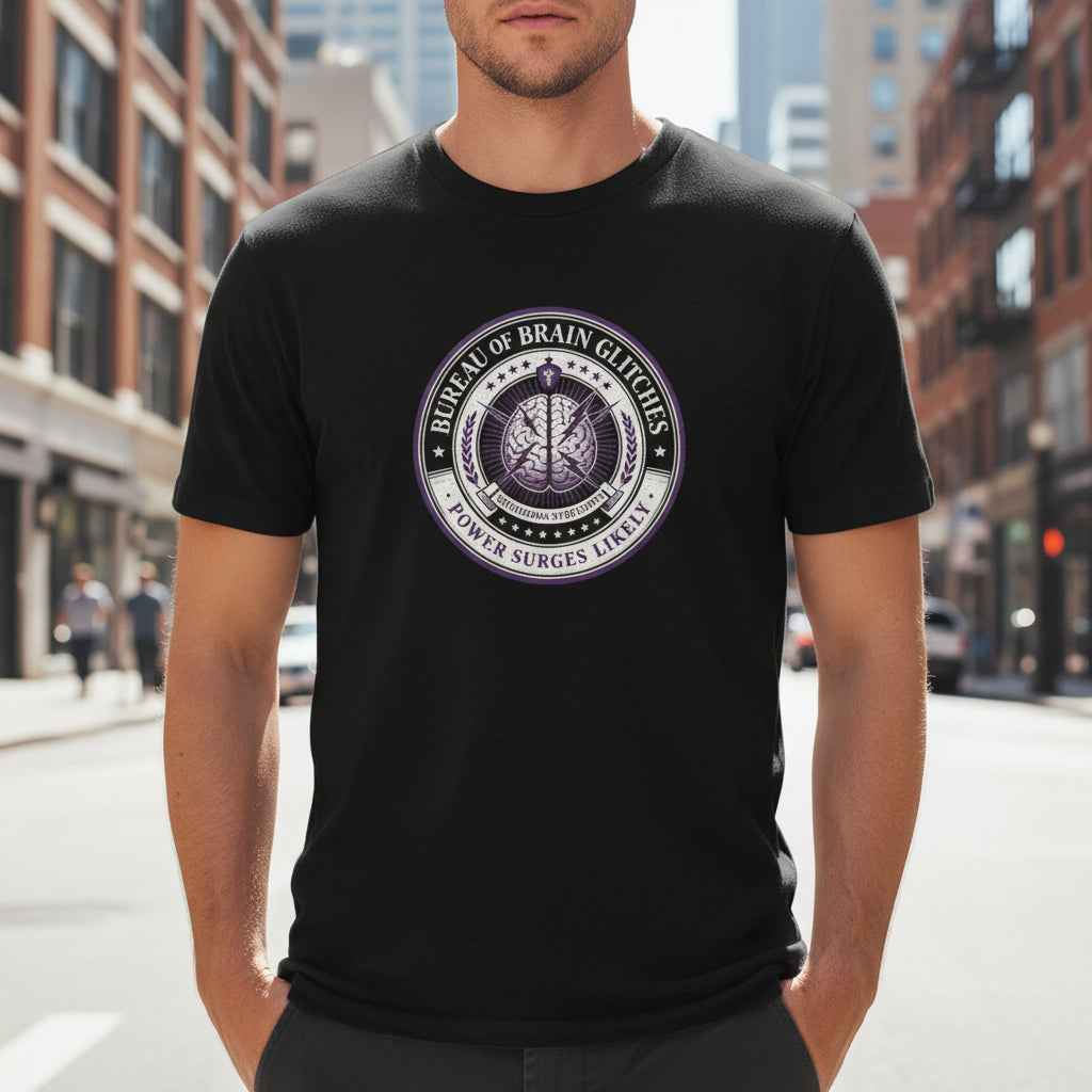 Camiseta Bureau of Brain Glitches – Camiseta de Concienciación sobre la Epilepsia