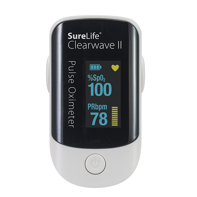SureLife Clearwave II Fingertip Pulse Oximeter