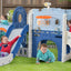 Toddler Pirate Ship Slide Set with Basketball Hoop