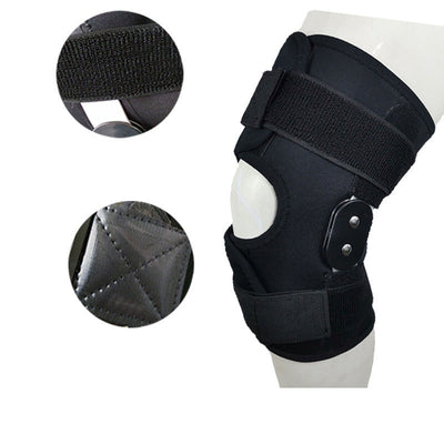 1Pcs Aluminum Alloy Bracket Support Knee Pad Magic Belt Compression Knee Pad Hinge Hinge Fixed Knee Pad - Korvel