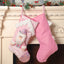 Premium Pink Sequin Christmas Stocking for Kids