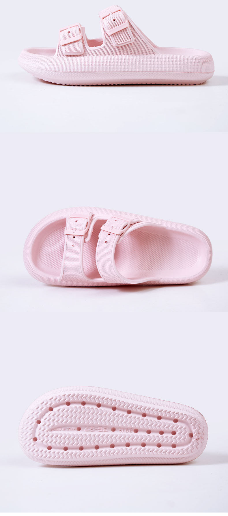 Thick soled slippers Summer home bathroom anti slip and fecal feeling Soft soled couple EVA slippers Male - Korvel