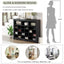ONTREND Sleek Design 24 Shoe Cabinet - Modern Black Organizer