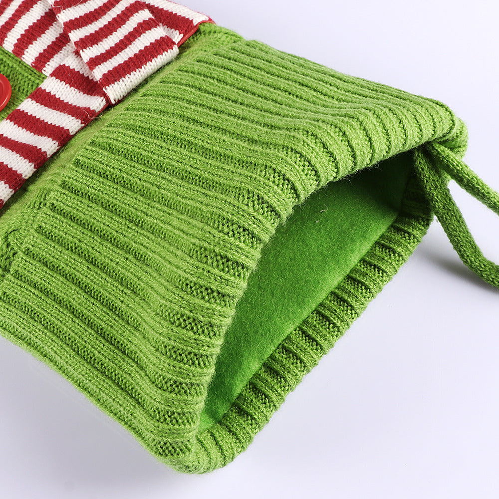 Christmas gift bags Christmas decoration gifts candy bags Halloween scarves Christmas socks - Korvel