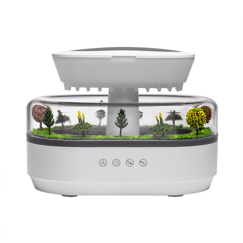 Smart Cool Mist Raindrop Air Humidifier - Portable Aroma Diffuser
