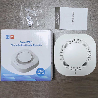 Tuya Smart Zigbee Smoke Detector Smart Fire Alarm Progressive Sound Photoelectric Smoke Sensor - Korvel