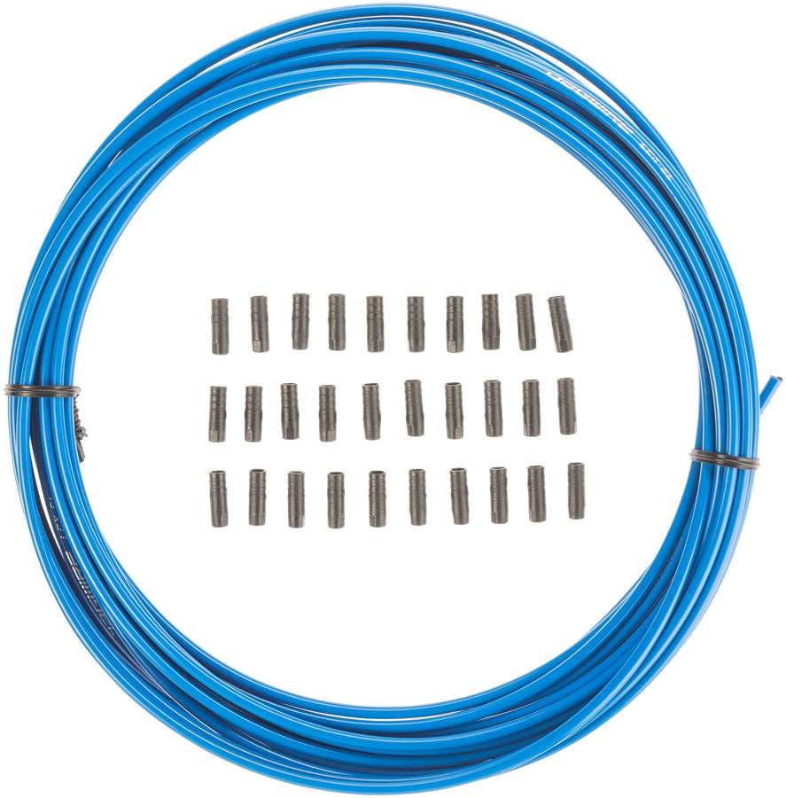 Jagwire 4mm Carcasa de Desviador Sport con Forro Slick-Lube - Rollo de 10M Azul