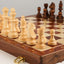 International Chess High end Solid Wood Set Large Children's Wooden Folding Chess Board Special for Western Chess Competition - Korvel