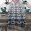 Elegant Faux Seal Pattern Table Runner