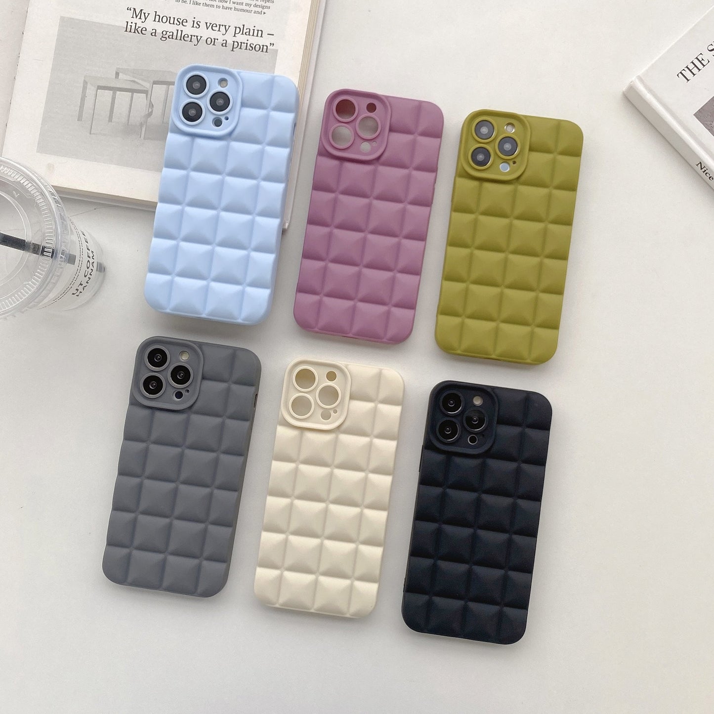 Premium Stereo Lattice Phone Cover for iPhone 14 Pro Max