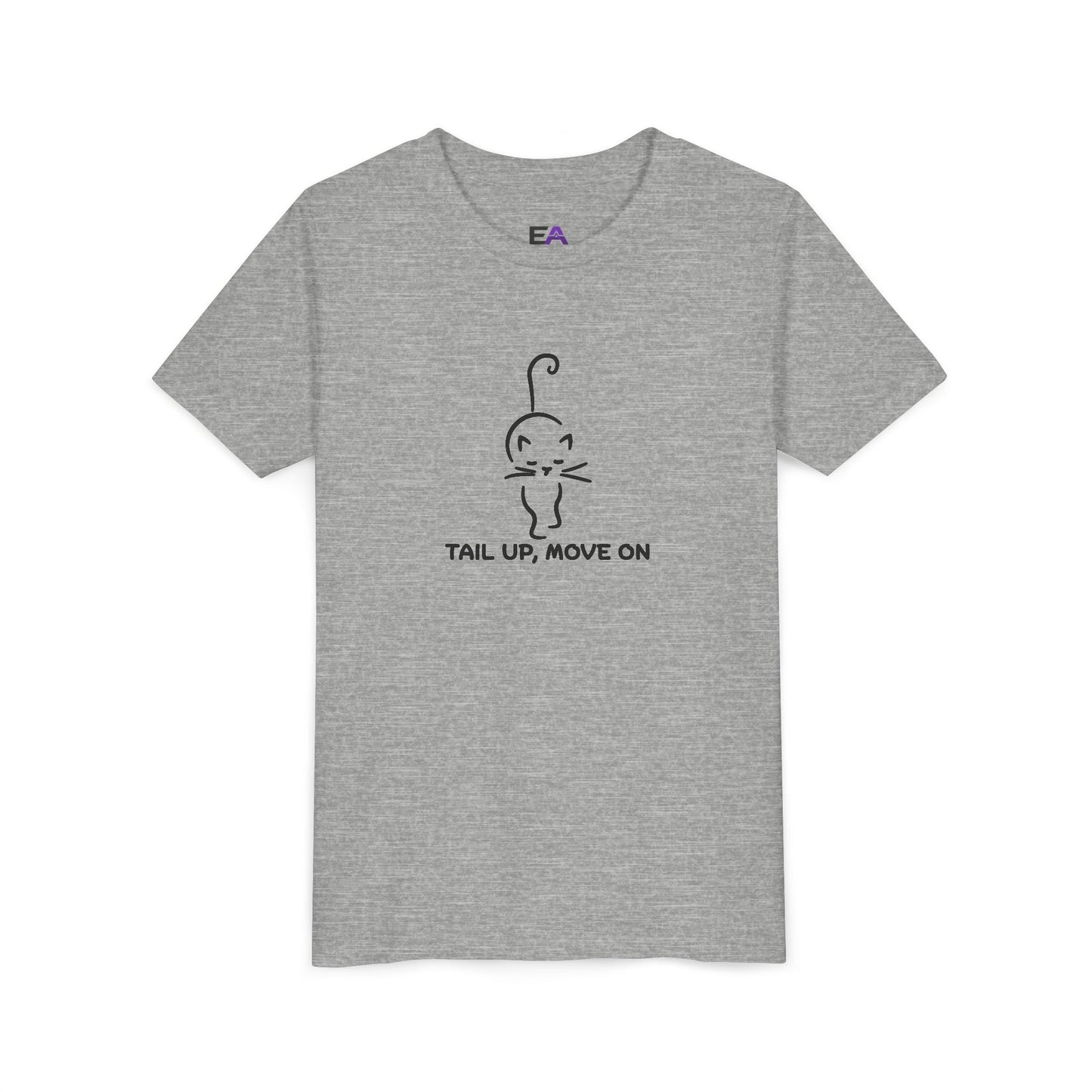 Tail Up, Move On Youth Tee – Small Human, Big Attitude